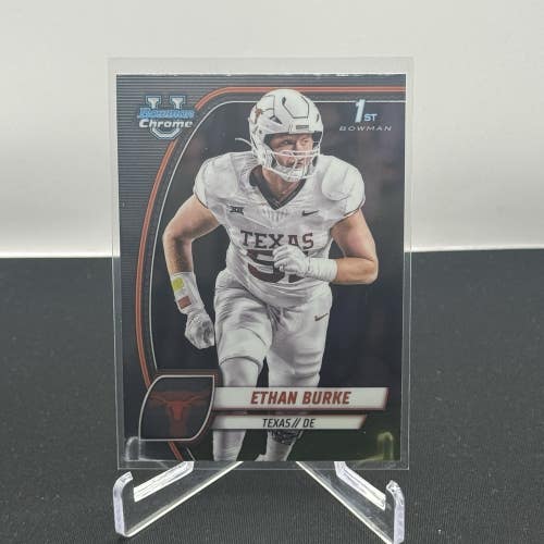 Ethan Burke Texas Longhorns 2024 Bowman U Football 1st Bowman Base #32