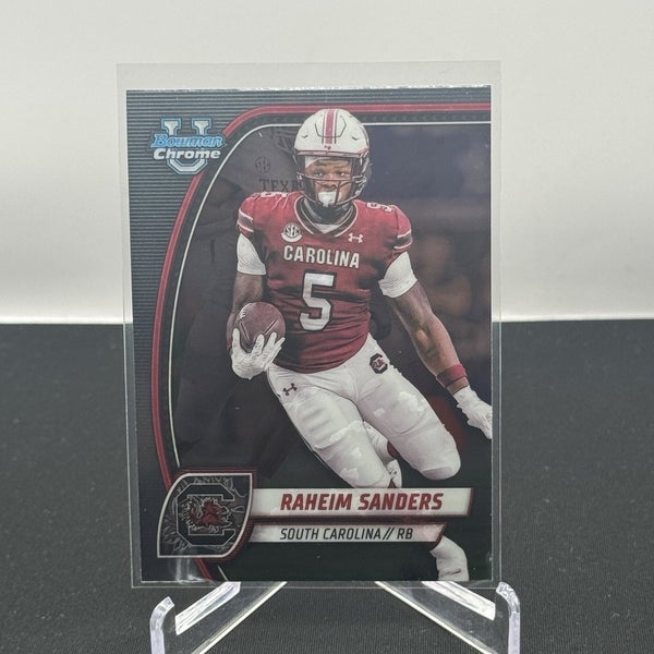 Raheim Sanders South Carolina Gamecocks 2024 Bowman U Football  Base #148