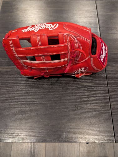 Outfield LH Rawlings Heart of the Hide Baseball Glove 13" (Used)