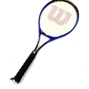 Used Wilson SOFT SHOCK Adult Tennis Racquet Royal Blue 4 3/8" 11860-C000300013