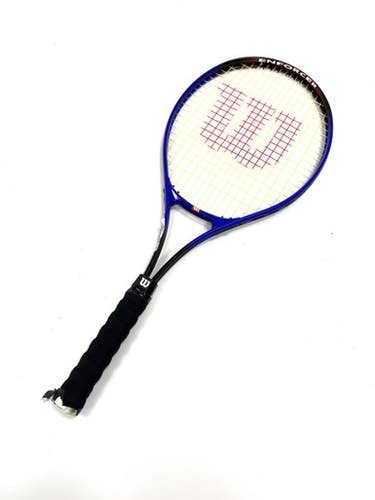 Used Wilson SOFT SHOCK Adult Tennis Racquet Royal Blue 4 3/8" 11860-C000300013