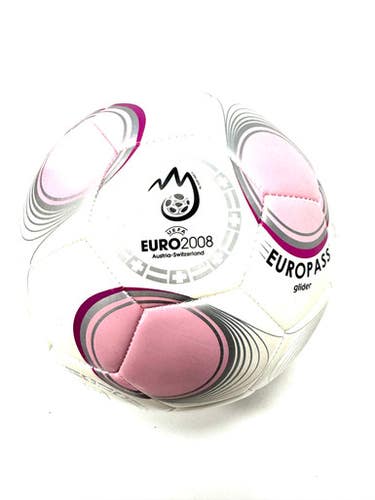 Used Adidas EURO 2008 All Size Soccer Ball Pink 5 11860-C000300011