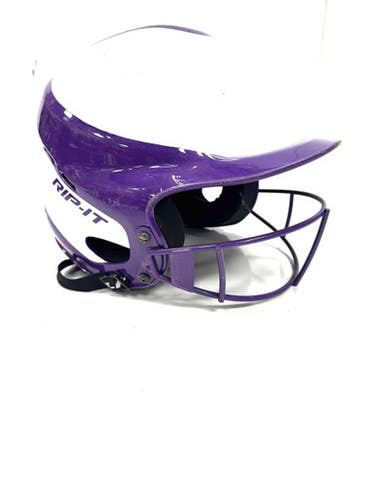 Used RIP-IT S/M Batting Helmet w/Mask White S/M 11860-S000299998