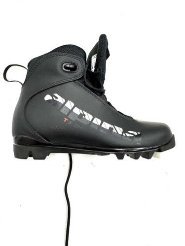 Used Alpina T 5 Boys NNN XC Ski Boots Black JR-03 11860-C000299977