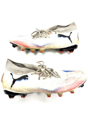 Used Puma Soccer Cleats White Senior 10.5 11860-C000299972