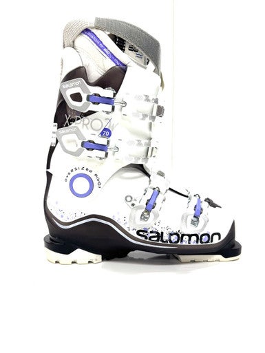 Used Salomon X PRO 70 W Womens DH Ski Boot White 255 MP - M07.5 - W08.5 11860-S000299948