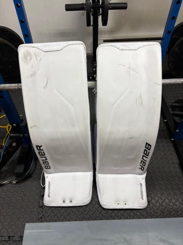 Large 2025 Bauer Supreme Shadow Goalie Leg Pads (Used)