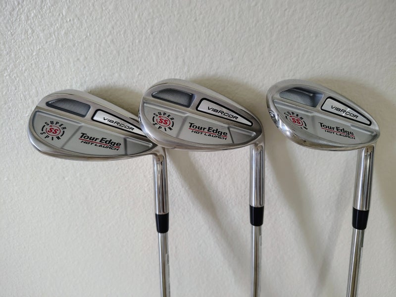 Tour Edge Hot Launch VibRCor Three Wedges Set (52*- 56*- 60*)