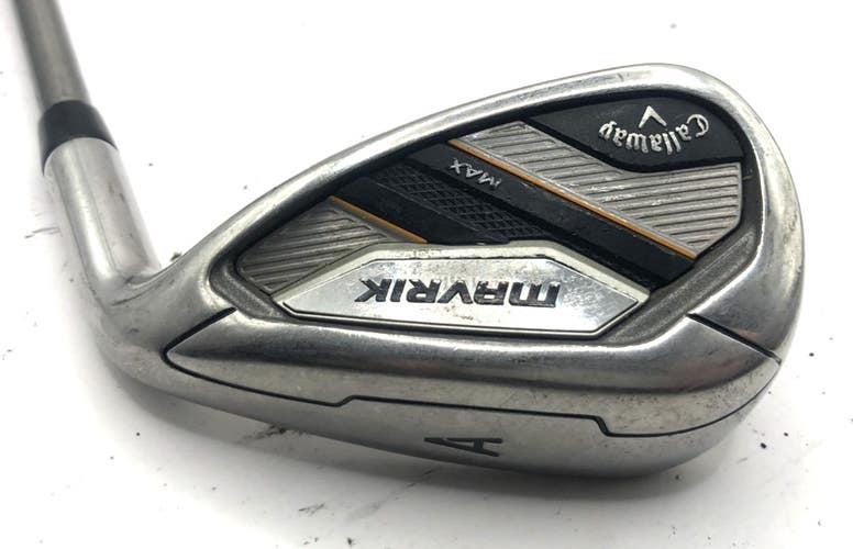 Callaway Mavrik Max A Approach Gap Wedge SteelFiber F4 Stiff Graphite Shaft