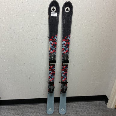 Used DEFIANCE PUZZLE Boys DH Ski/Binding Black And Carolina Blue 130 cm 11855-S000193503