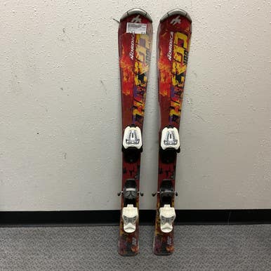 Used Nordica HOTROD Boys DH Ski/Binding Red 100 cm 11855-S000193500