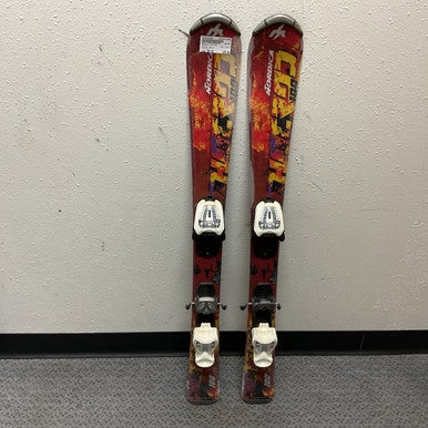 Used Nordica HOTROD Boys DH Ski/Binding Red 100 cm 11855-S000193500