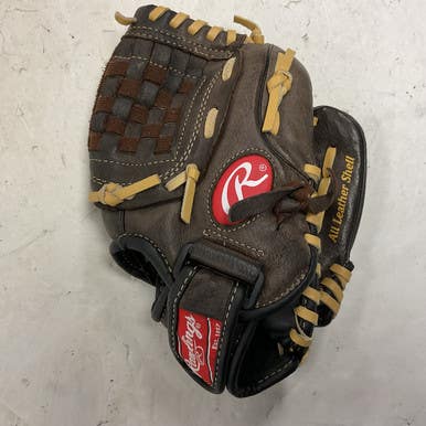 Used Rawlings Highlight Series H100BRNC Baseball Glove RH Throw Brown 10" 11855-S000193519