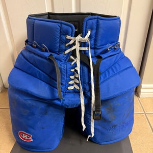 Vaughn Pro Stock Goalie Pants – Montreal Canadiens – XL