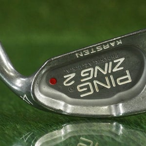 PING ZING 2 KARSTEN 4 IRON STEEL DGS STIFF FLEX SHAFT RED DOT RH ~ LOOK!!