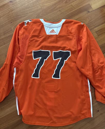 Tony Deangelo 77 MiC Team Issued Used Worn Adidas Authentic Practice Jersey New York Rangers 56