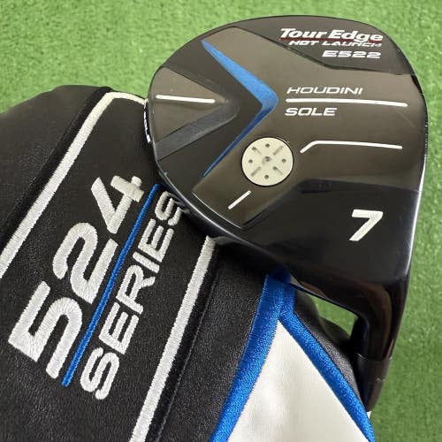Tour Edge Hot Launch E522 7 Wood Mitsubishi Fubuki HL 50 Regular Flex 40.5