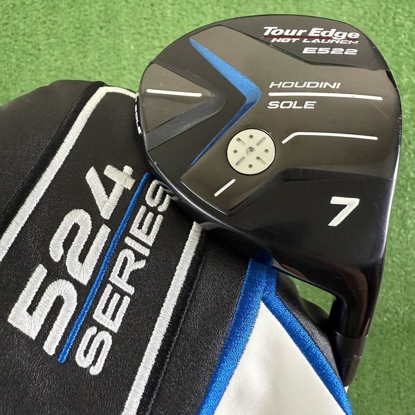 Tour Edge Hot Launch E522 7 Wood Mitsubishi Fubuki HL 50 Regular Flex 40.5