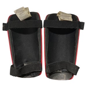 Used Adidas Soccer Shin Guards Adult Red XL 11847-S000030588