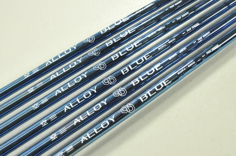 True Temper Alloy Blue SORA S200 Stiff Iron Shaft Set .355 Steel 6pc  # 205095