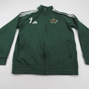 Brock Faber 7 Adidas Authentic Track Jacket Minnesota Wild Team Player Issue L