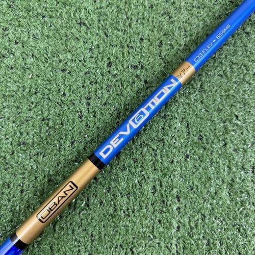 Oban Devotion 6 65g 3 Regular Flex Driver Shaft 44 Taylormade Adapter Tip