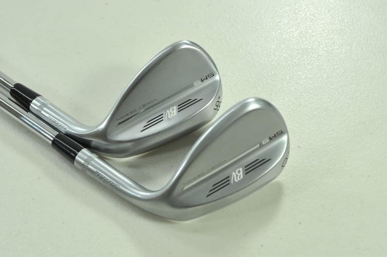 Titleist Vokey SM9 Tour Chrome 56*, 60* Wedge Set RH Wedge Flex Steel # 205058