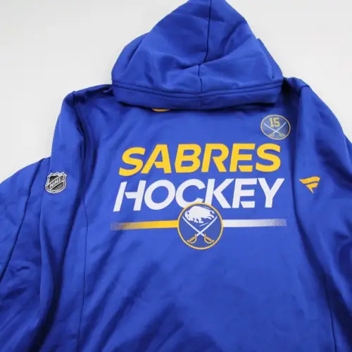 Owen Power 25 Buffalo Sabres Fanatics Authentic Pro Hoodie Player Issued XL