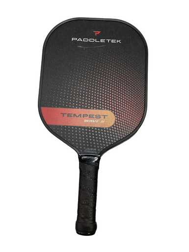 Used PADDLETEK TEMPEST WAVE 2 Pickleball Racquet Black 11613-S000170653