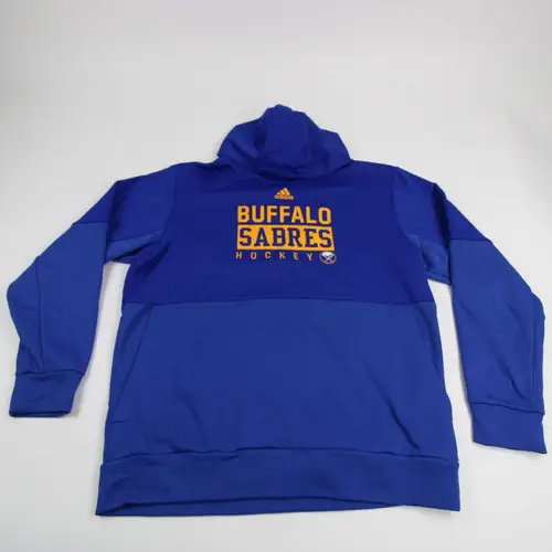 Kyle Okposo 21 C Buffalo Sabres ADIDAS Authentic Pro Locker Room Hoodie Player Issued XL