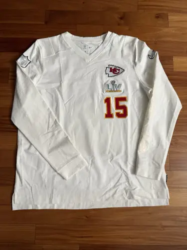 Nike Patrick Mahomes Kansas City Chiefs Player Long Sleeve Super Bowl LV 55 XL