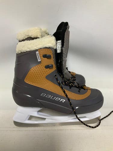 Used Bauer WHISTLER Womens Softboot Skate Brown Senior 6 11823-S000035432