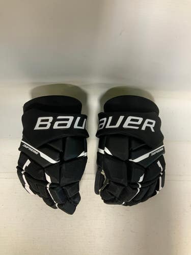 Used Bauer SUPREME M3 Intermediate Gloves Black 12" 11823-S000035429