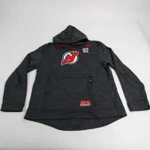 Akira Schmid 40 New Jersey Devils Player Issue Hoodie Fanatics Authentic Pro XL