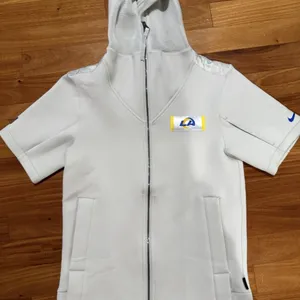 Odell Beckham Jr Team Issued Nike Dri-Fit LA Los Angeles Rams SS Hoodie Full Zip