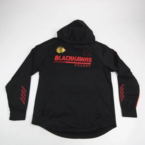 Reese Johnson 52 Player Issue Chicago Blackhawks Fanatics Authentic Pro Hoodie L