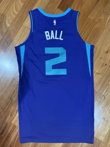 LaMelo Ball Charlotte Hornets Authentic Team Issued Pro Cut Jersey XL 52