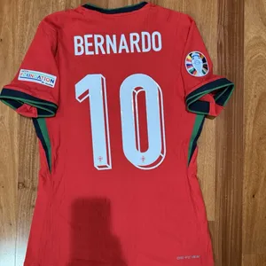 Bernardo Silva Nike Portugal Match Player Issued Jersey Euro 2024 Dri-Fit Adv