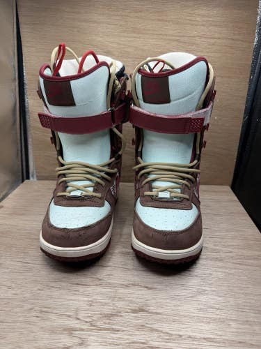 Nike Zoom Force 1 Snowboard Boots US-9.5/Eu-41 Red/Tan Nike Snowboard