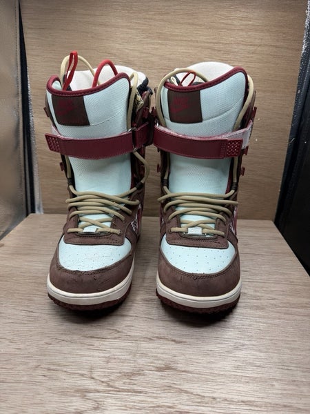 Nike Zoom Force 1 Snowboard Boots US-9.5/Eu-41 Red/Tan Nike Snowboard