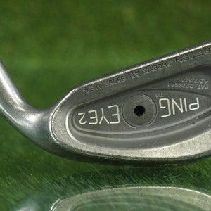 PING EYE 2 KARSTEN 2 IRON ZZ LITE STEEL STIFF FLEX BLACK DOT RH ~ LOOK!!