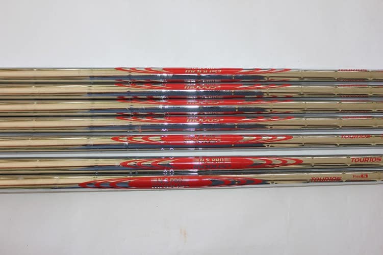 NEW NIPPON MODUS 3 TOUR 105 4-PW IRON SHAFTS - STIFF STEEL - 0.355" TAPER