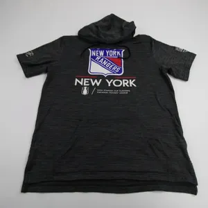 Jacob Trouba 8 New York Rangers Fanatics Authentic Pro SS Hoodie Player Used L