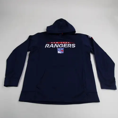 Jacob Trouba 8 New York Rangers Fanatics Authentic Pro Hoodie Player Used L