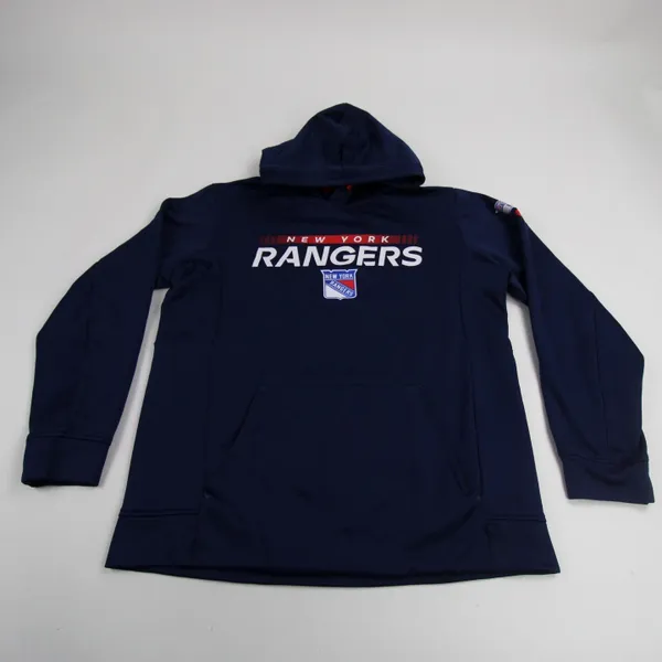 Jacob Trouba 8 New York Rangers Fanatics Authentic Pro Hoodie Player Used L