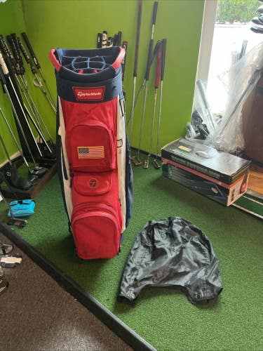 Taylormade Cart Lite Golf Bag 14 Way Dividers W/ Cover