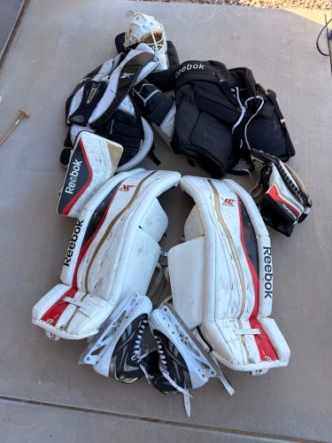 34" 2014 Reebok Premier XLT Pro Regular Goalie Full Set (Used)