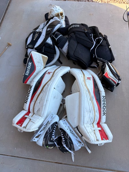 34" 2014 Reebok Premier XLT Pro Regular Goalie Full Set (Used)