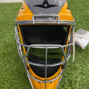 Yellow All Star MVP2510 Catcher's Mask (New)