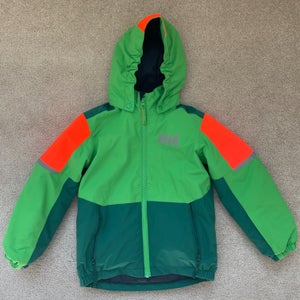 Green Youth Small Helly Hansen Jacket (Used)
